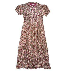 Boden Midi Dress Women 8R Boho Feminine Cottage Preppy Bohemian Summer Coquette